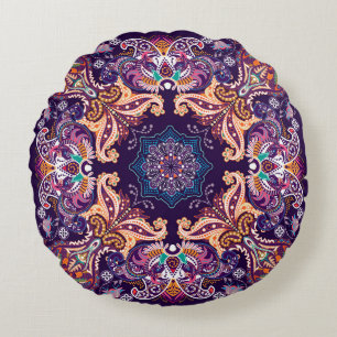 Old Rock Wall: High-Res Texture Round Pillow
