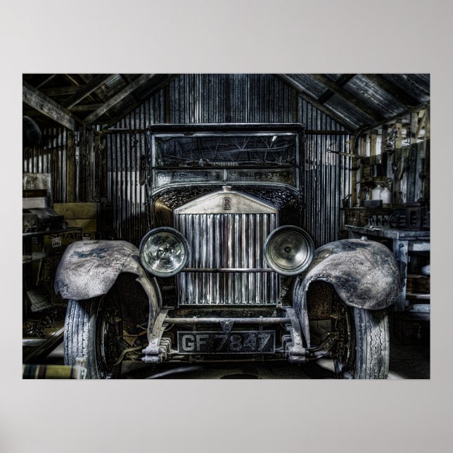 Old Rolls Royce Poster (Front)