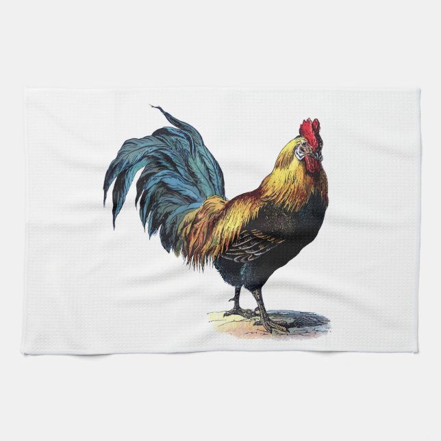 OLD ROOSTER KITCHEN TOWEL (Horizontal)