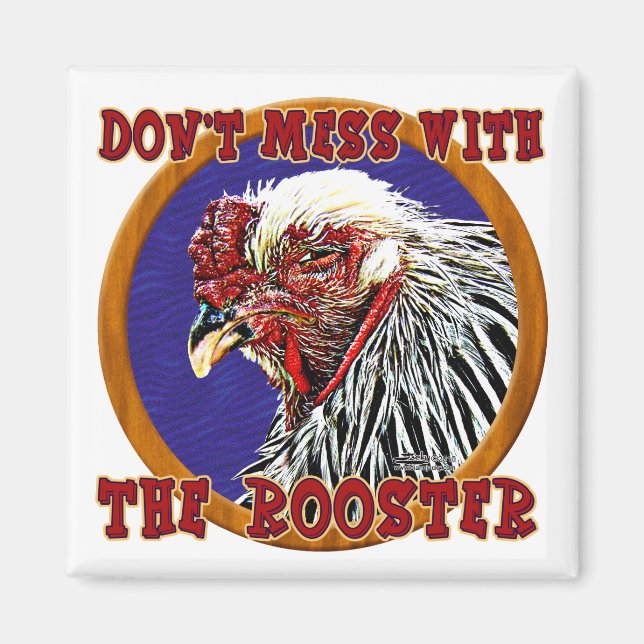 Old Rooster Magnet (Front)