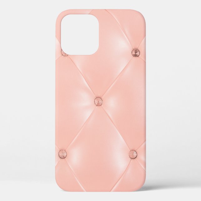 Old rose, pink, Background and texture with Leathe Case-Mate iPhone Case (Back)
