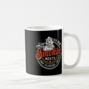Old Row Smokin' Meats And Clapping Cheeks Funny Bb Coffee Mug
