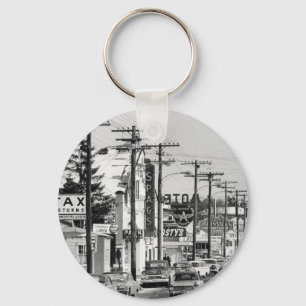 Old Rt 9 SPAGS in shrewsbury Ma Keychain