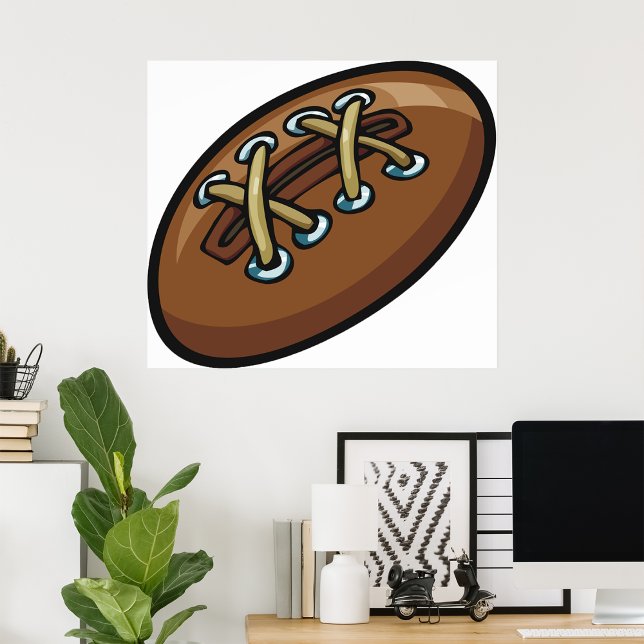 Old Rugby Ball Poster (Creator Uploaded)