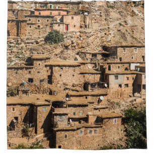 Old rural traditional local village in Morocco. Tr