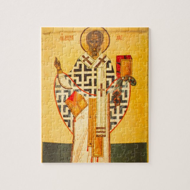 Old Russian icon of St.Nicholas Jigsaw Puzzle (Vertical)