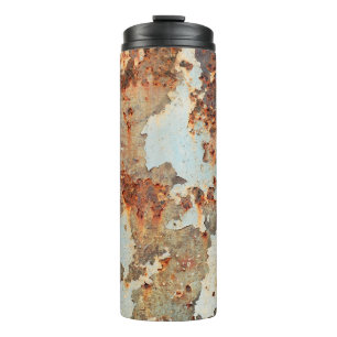 Old rust surface background and texture thermal tumbler