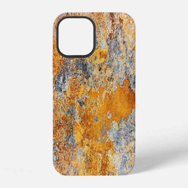 Old rust texture, grunge metallic background. iPhone case (Back)