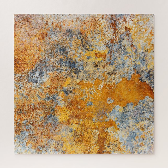 Old rust texture, grunge metallic background. jigsaw puzzle (Vertical)