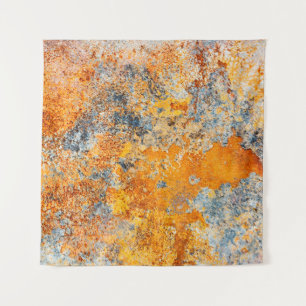 Old rust texture. Grunge rusted metal background. Tapestry