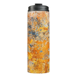 Old rust texture. Grunge rusted metal background. Thermal Tumbler