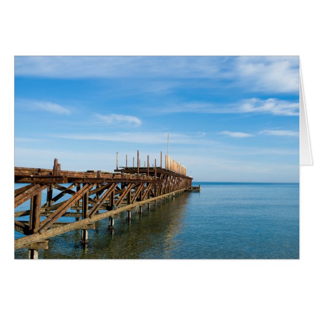 Old rusted sea pier (Front Horizontal)