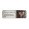 old rustic tree wedding return address labels