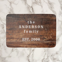 Old Rustic Wood Nature Bath Mat