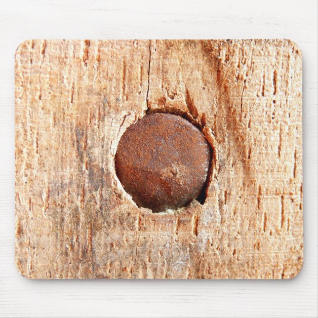Old Rusty Nail Mouse Mat (Front)
