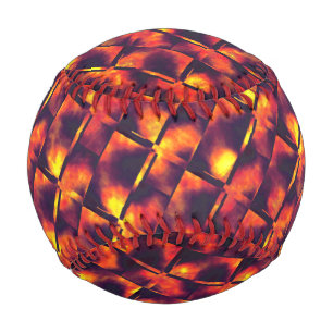 Old rusty plates in colours of ember and fire baseball