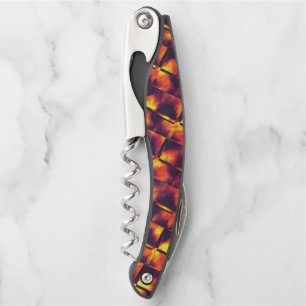 Old rusty plates in colours of ember and fire corkscrew