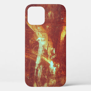 Old rusty surface texture background. abstract,bac iPhone 12 case