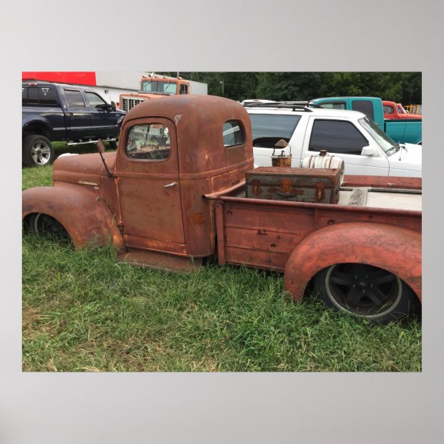 Old Rusty Truck Poster (Front)