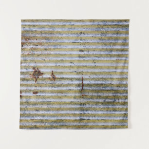 old rusty zinc grunge texture,vintage zinc texture tapestry
