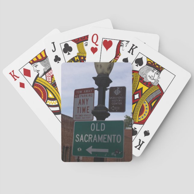 Old Sacramento Playing Cards (Back)