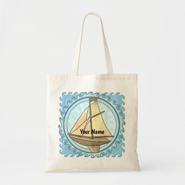 Old Sailboat  Tote Bag (Front)