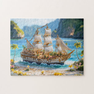 Old sailing ship jigsaw puzzle