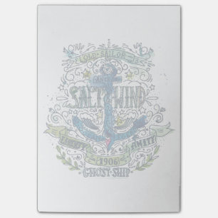 Old Sailor Anchor Poster Post-it Notes