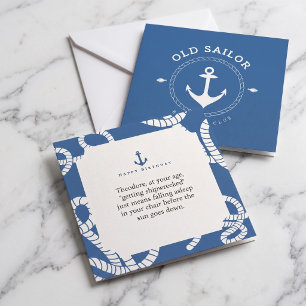Old Sailor Birthday Greeting
