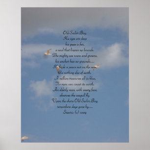 Old Sailor Boy Poem poster
