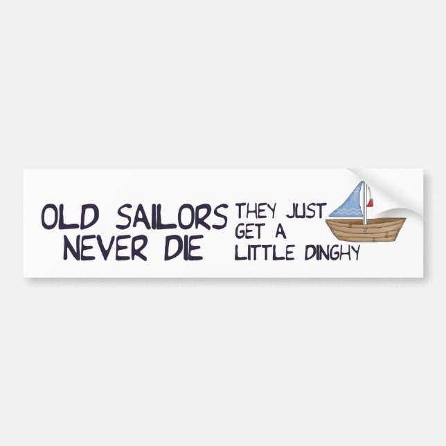Old Sailors Bumper Sticker (Front)