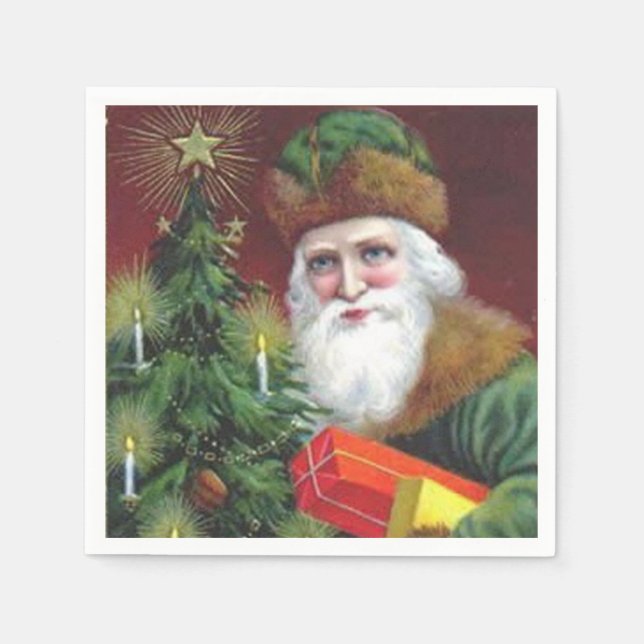 Old Saint Nick Napkin (Front)
