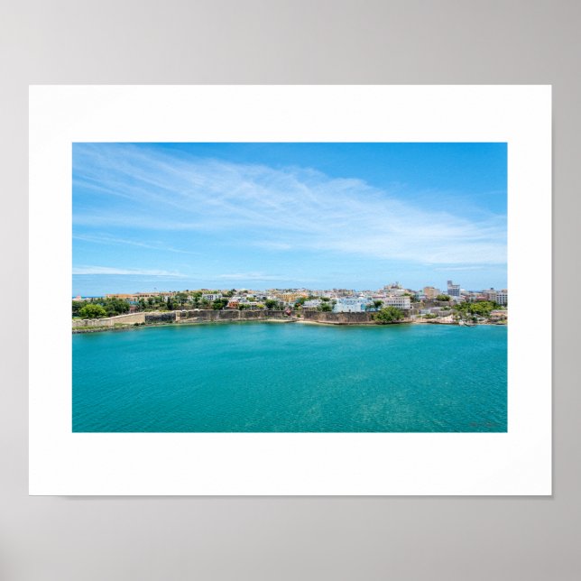 Old San Juan Puerto Rico Photographic Print/ Poster (Front)