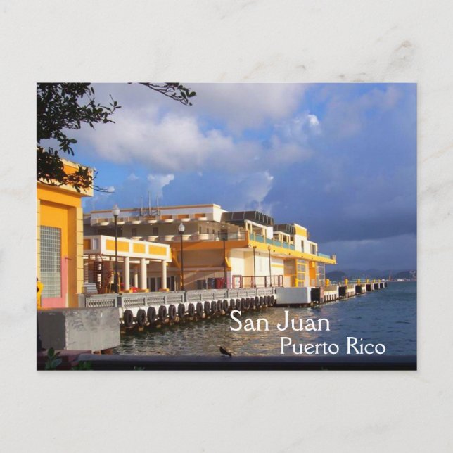 Old San Juan Puerto Rico Postcard (Front)