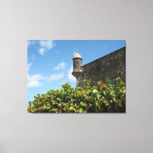 Old San Juan, Puerto Rico View Canvas Print