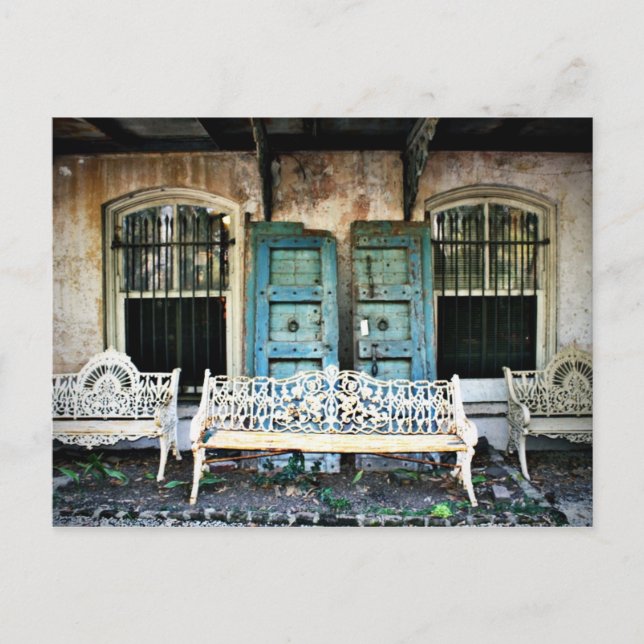 Old Savannah Building Postcard (Front)