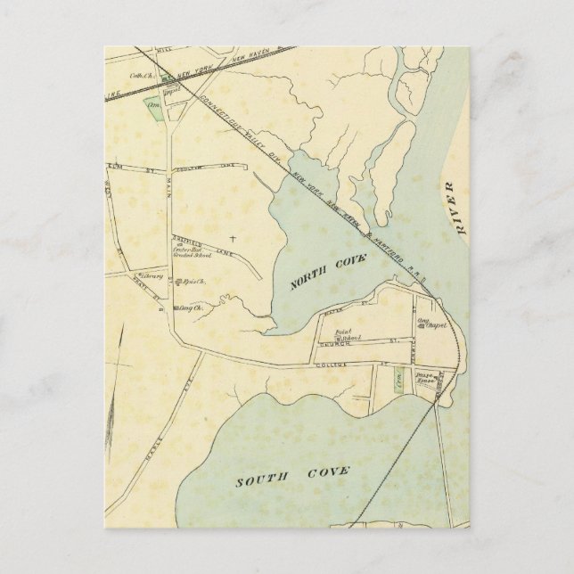 Old Saybrook Postcard (Front)