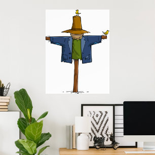 Old Scarecrow Poster