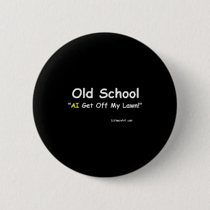 Old School 2 Inch Round Button