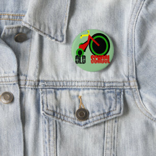 Old School 2 Inch Round Button