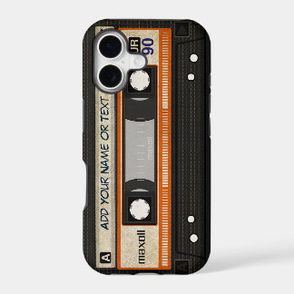 Old School 80s DJ Music Cassette Tape Pattern