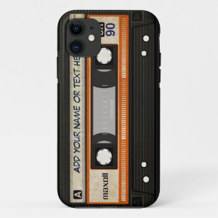 Old School 80s DJ Music Cassette Tape Pattern Case-Mate iPhone Case