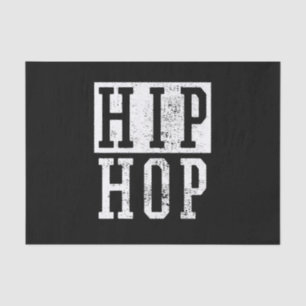 Old School 90s Nineties Hip Hop Rap Damiseta Tissue Paper