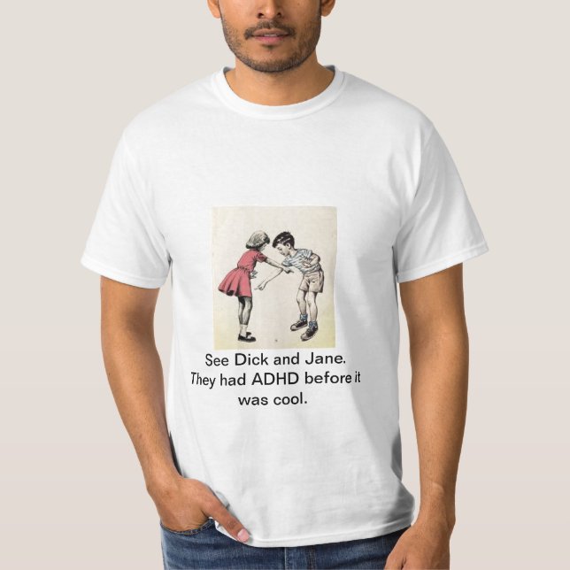 Old School ADHD T-Shirt (Front)