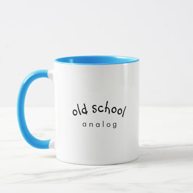 Old School Analogue Coffee Mug (Left)