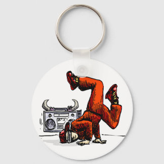 Old-school Badge Keychain