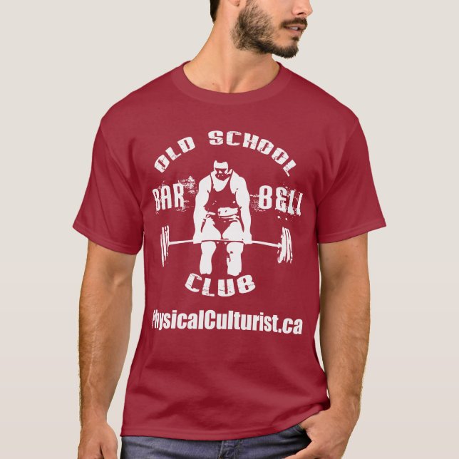Old School Barbell Club Apparel T-Shirt (Front)