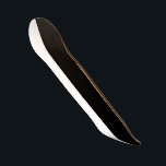 OLD SCHOOL BLACK & WHITE DECK SKATEBOARD<br><div class="desc">Thrash the half-pipe the way it is OR...  Customize it with YOUR OWN personal flair!</div>