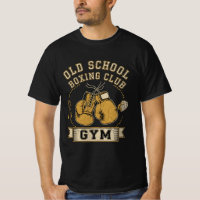Old School Boxing Club – Vintage Gym T-Shirt