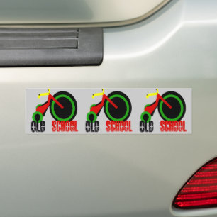 Old School Bumper Sticker